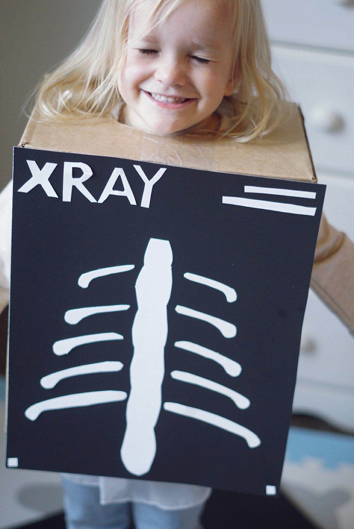 Unique Costume Idea | DIY X-ray Costume | Rachael Burgess